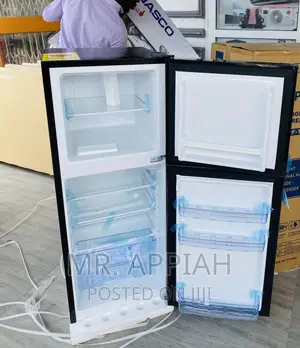 Extremely Cooling PearlPF-17t 2 Door Electric Fridge(Black)