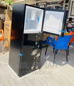 Sleek Mirror Design Pearl Double Door Pf 217t-2b Fridge.