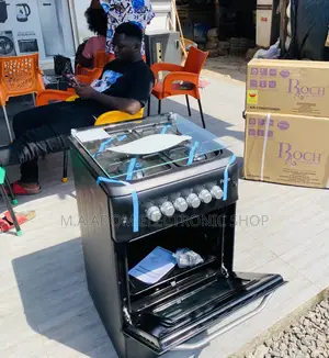 Shop Authentic Ferre 50x55 4 Gas Burner With Oven(Black).
