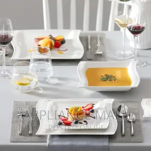 Dinnerware Set 30pcs (Ivory White)