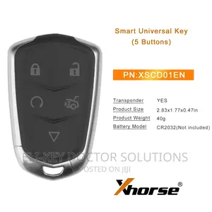 XHORSE XSCD01EN XM38 Cadilac Style Universal Smart Key 5-BTN