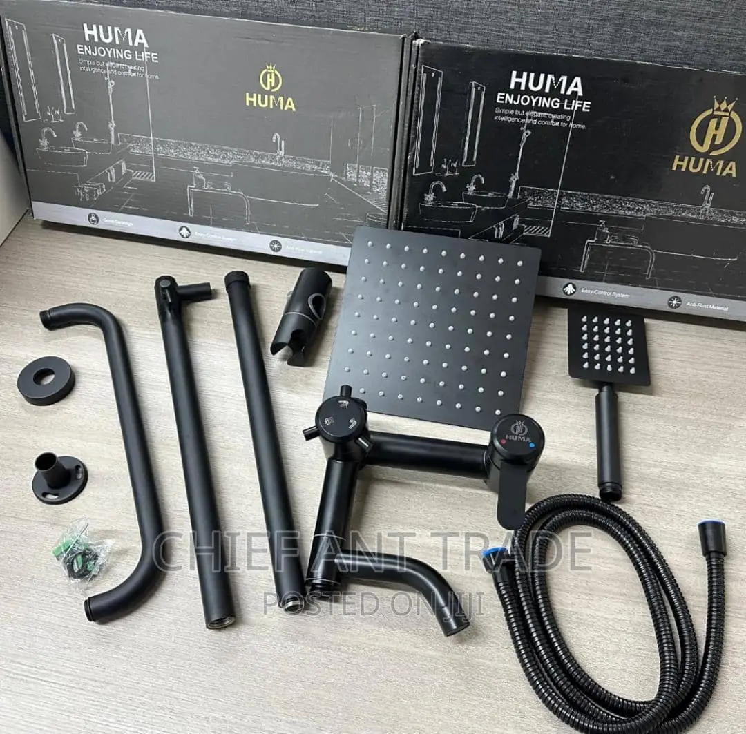 3 Flow Shower. Black. 