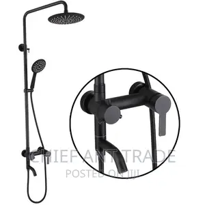 3 Flow Shower. Black. 