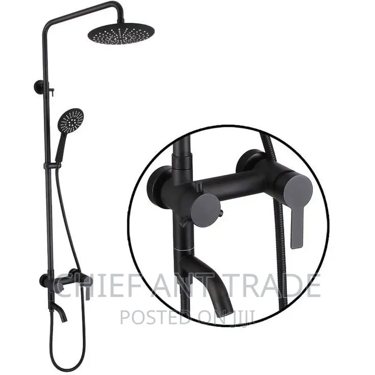 3 Flow Shower. Black. 