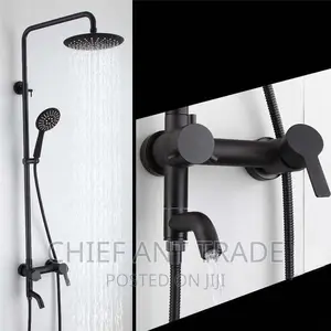 3 Flow Shower. Black. 