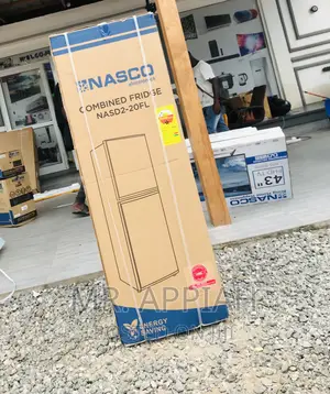 Cost Saving Nasco Double Door Electric Fridge Nasd2-20fl.
