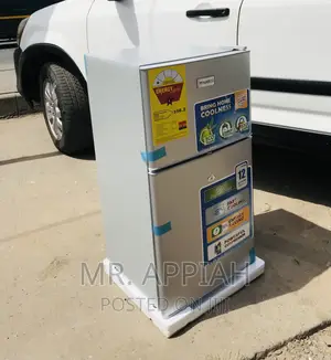 Original Nasco Nasf2-120 2 Door Electric Table Top Fridge.