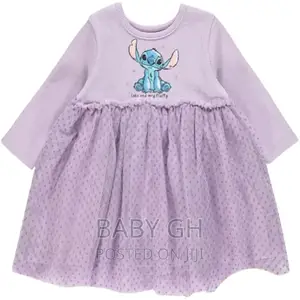 George Lilo and Stitch Purple Tutu Dress