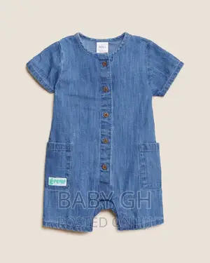 M S Denim Chambray Romper