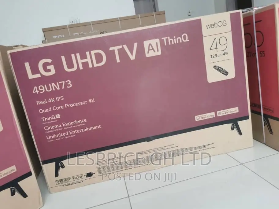 Ultra Modern UN73 LG 49” Smart AI Tv