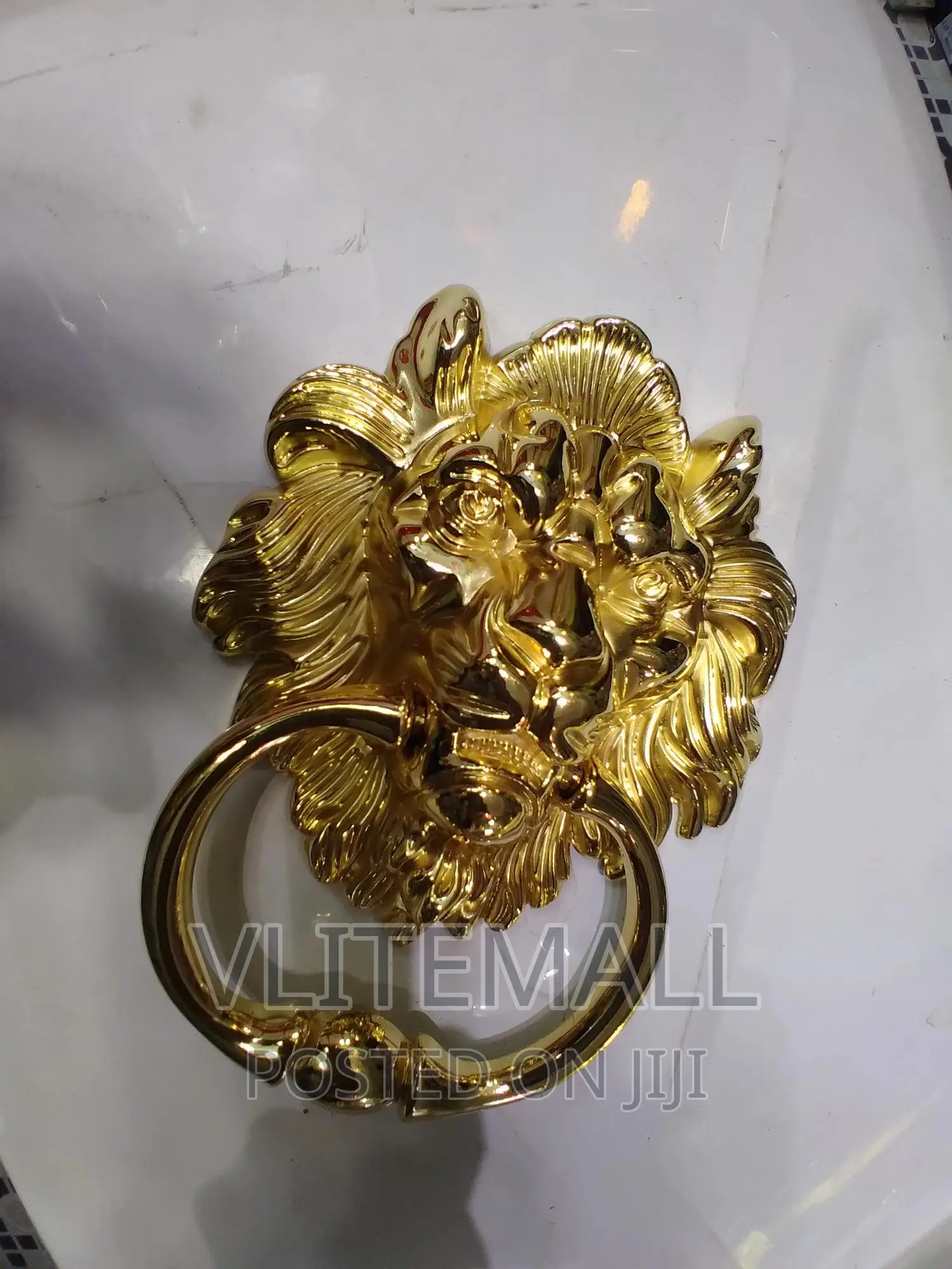 Lion Head Handle Drop Ring Pull Door Knocker