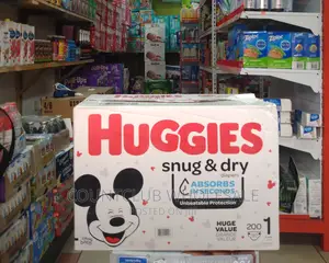 HUGGIES Snug Dry Diapers Size1 200count