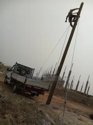 Pole Extension and Service Lines