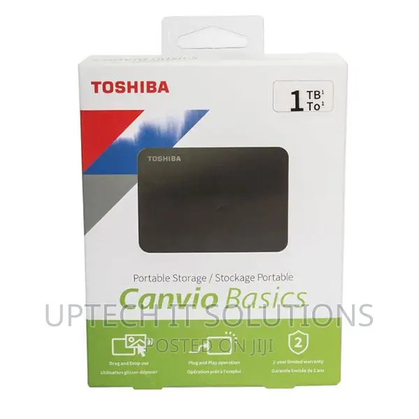 Toshiba Canvio Basics 1 Tb 2.5 External Hard Drive Usb 3/20