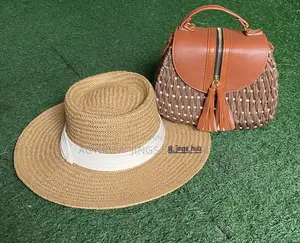 Straw Bag and Hat Combo