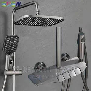 Piano Shower. 4 Flow. Hot Cold. Silver