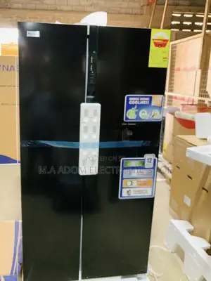 Duracool Nasco Nassb2-64s Side by Side Electric Fridge,Black