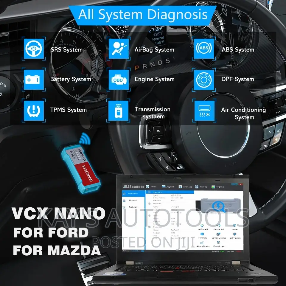 Ford Mazda VCX Nano Diagnostic Tool