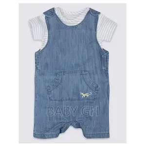 M S 2 Piece Dungarees Bodysuit Outfit
