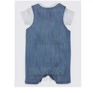 M S 2 Piece Dungarees Bodysuit Outfit