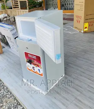 Fast Cooling Zara 12TM Double Door Electric Fridge,Gray.