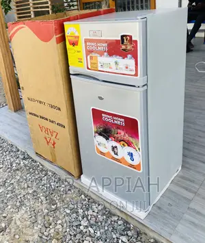Sealed in Box Zara 12TM Double Door Electric Fridge,Gray.