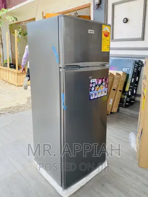 Energy Saving Pearl PF-250 2 Door Electric Fridge(205L)Gray