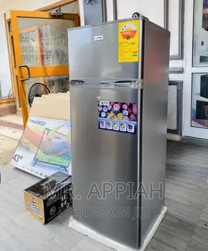Extremely Cooling Pearl PF-250 2 Door Electric Fridge,Gray