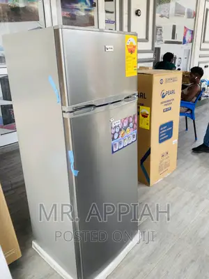 Well Design Pearl PF-250 2 Door Electric Fridge(Gray)205L.