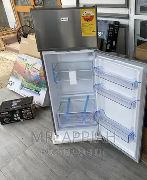 Quality Pearl PF-250 Double Door Electric Fridge,205L,Gray