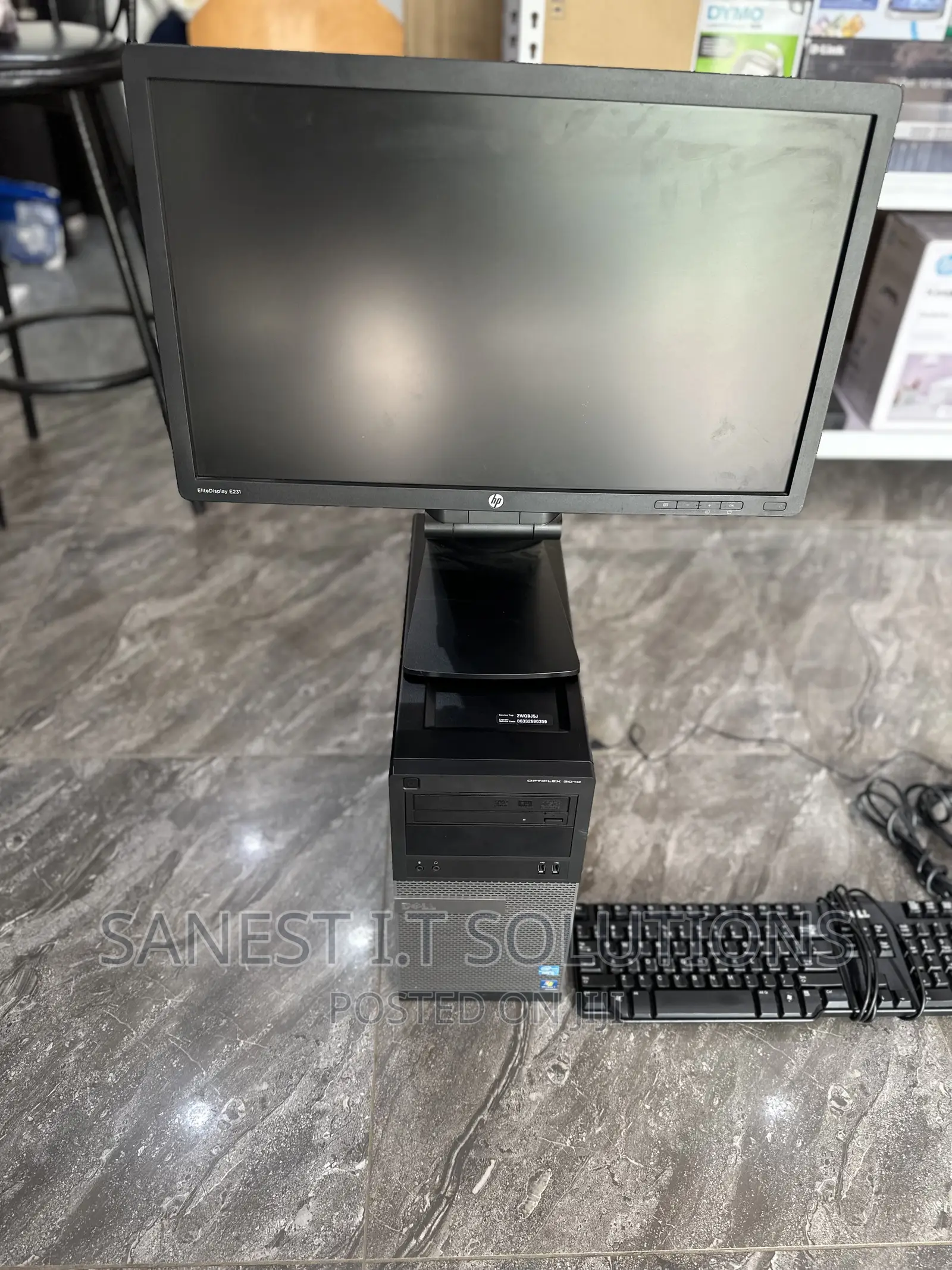 Desktop Computer Dell OptiPlex 3010 4GB Intel Core I5 HDD 500GB