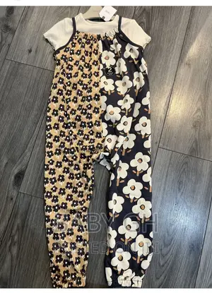 Next Floral Dungarees and T-Shirt Sets