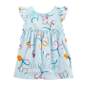 Carter's Blue Butterfly Flutter Dress