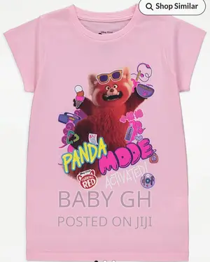 Disney Turning Red Graphic Print Pink T-Shirt