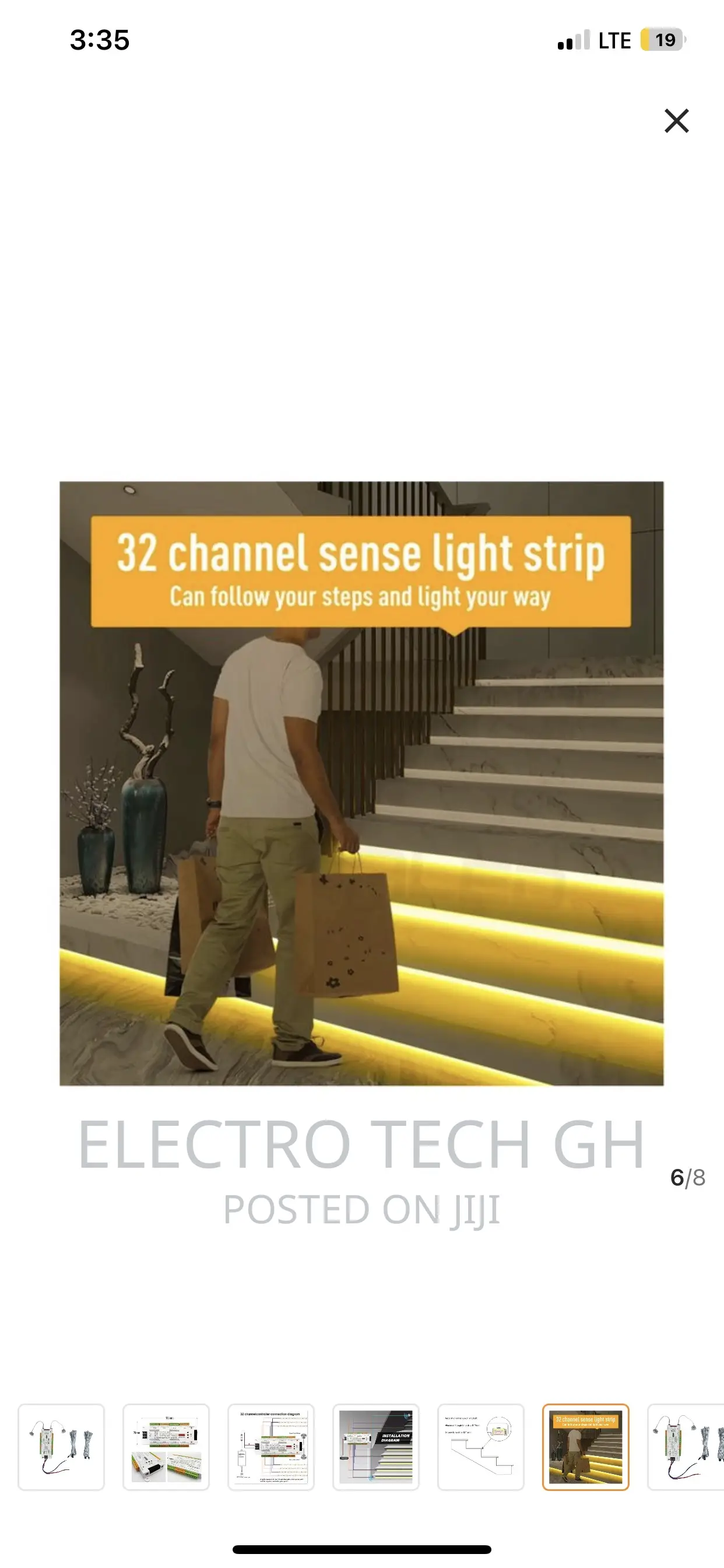 Strip Light Stairs Motion Sensor