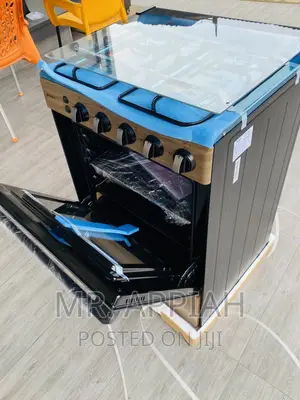 Affordable Midea BMG6060-WD 60x60 4 Gas Cooker + Glass Lid.