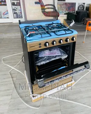 Authentic Midea 60x60 4 GasBurner With Glass Lid,BMG6060-Wd