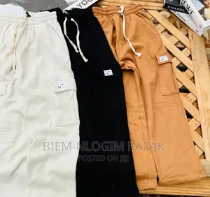 #Woolen, #Thick, #Fleece Cargo Pants Available in Stock