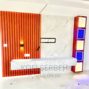 Led Tv Stand With Wall Panels