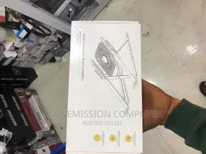 Foldable Aluminum Laptop Stand With Cooling Fan