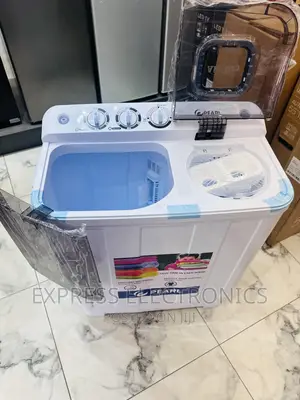 Semi Automatic Washing Machine Pearl 7kg Topload Twintub
