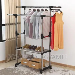 Double Pole Cloth Stand