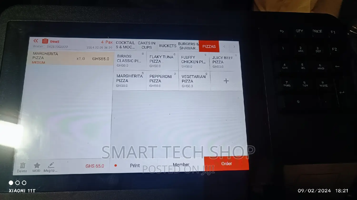 Android POS System For Retail And Restaurant. Free Software