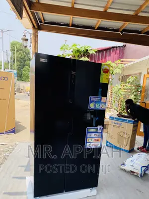 Original Nasco SideBy Side Electric Fridge(Black)Nassb2-64s