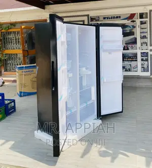 Durable Nasco Side by Side Electric Fridge(Nassb2-64s)Black