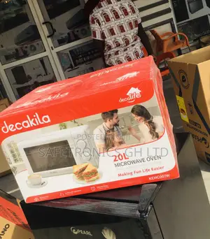 20 Liters Decakila Countertop Electric White Microwave