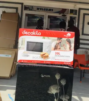 Essential Decakila 20 Liters Countertop White Microwave