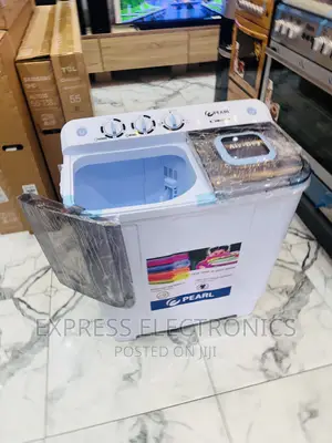 Semi Automatic Washing Machine 7kg Topload Pearl White