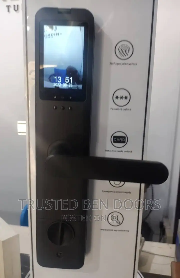 Paladin Turkish Biometric Smart Lock With Video Camera