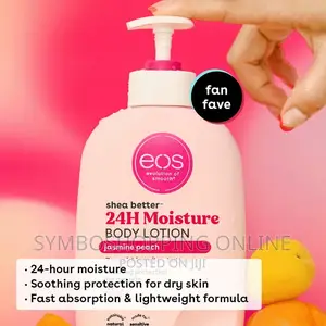 Eos Shea Better Body Lotion- Jasmine Peach 473ml